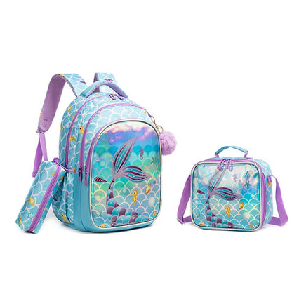 Backpacks For School 3pcs Cute Love Kawaii Childrens Kids Luggage B129 3