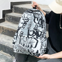 Backpacks For School Cool Backpack Teenager Boys Camouflage Text Student Book Bag B112