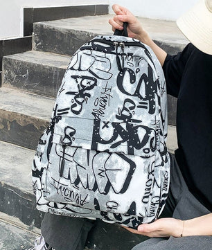 Backpacks For School Cool Backpack Teenager Boys Camouflage Text Student Book Bag B112 - Lusy Store