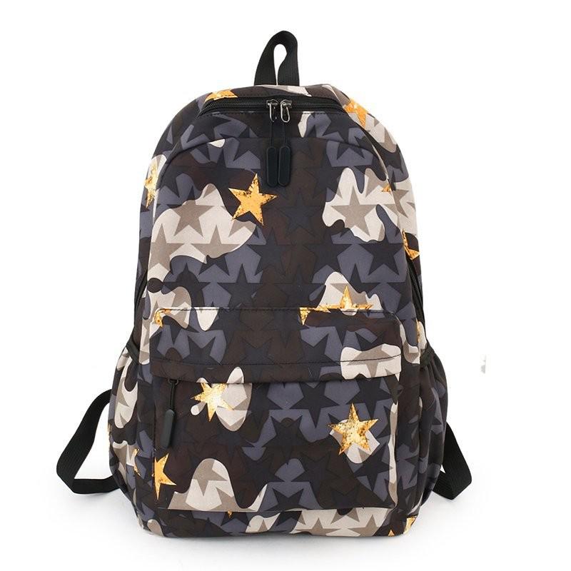 Backpacks For School Cool Backpack Teenager Boys Camouflage Text Student Book Bag B112 - Lusy Store