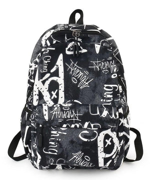 Backpacks For School Cool Backpack Teenager Boys Camouflage Text Student Book Bag B112 - Lusy Store