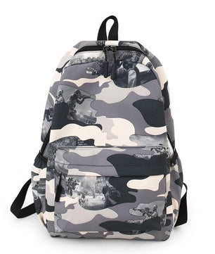 Backpacks For School Cool Backpack Teenager Boys Camouflage Text Student Book Bag B112 - Lusy Store