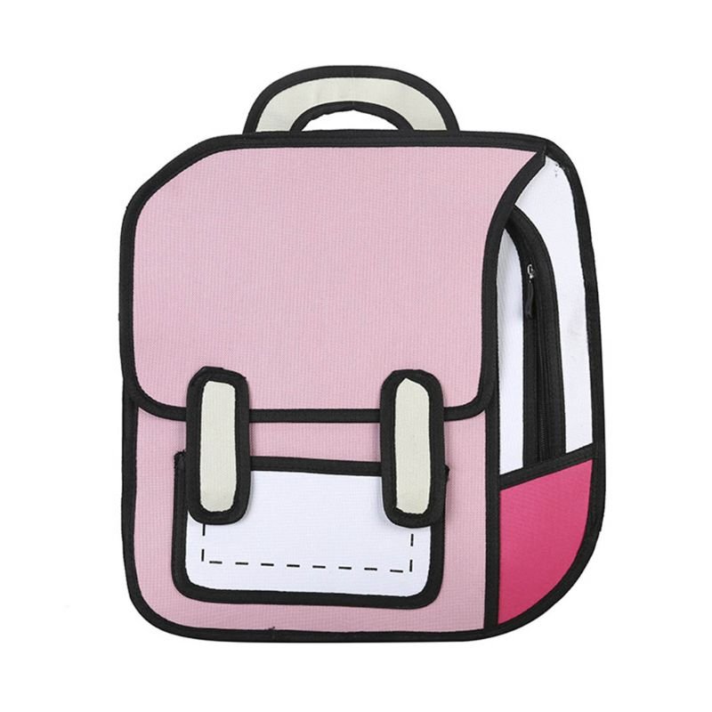 Backpacks For School Creative Women 2D Drawing Backpack Teenager Girls B116 - Lusy Store