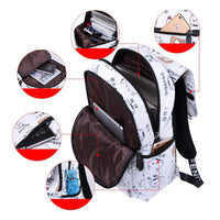 Backpacks For School Cute Cat For Girls Female Laptop Backpack B125