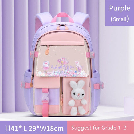 Backpacks For School Small Girls Primary School Bag Cute Backpacks Kawaii Book Bag B115 Small Purple