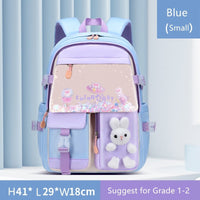 Backpacks For School Small Girls Primary School Bag Cute Backpacks Kawaii Book Bag B115 Small Blue