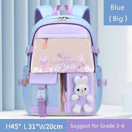 Backpacks For School Small Girls Primary School Bag Cute Backpacks Kawaii Book Bag B115 Big Blue