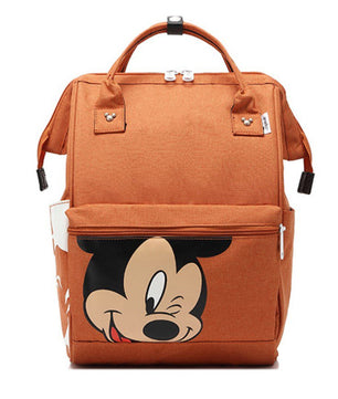 Mickey Mouse Backpack Cute Large Capacity School Bag Multi-Function - Lusy Store