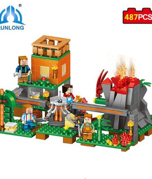 Base Building Blocks Educational Bricks Toy For Kid Compatible Minecraft toys lego - Lusy Store