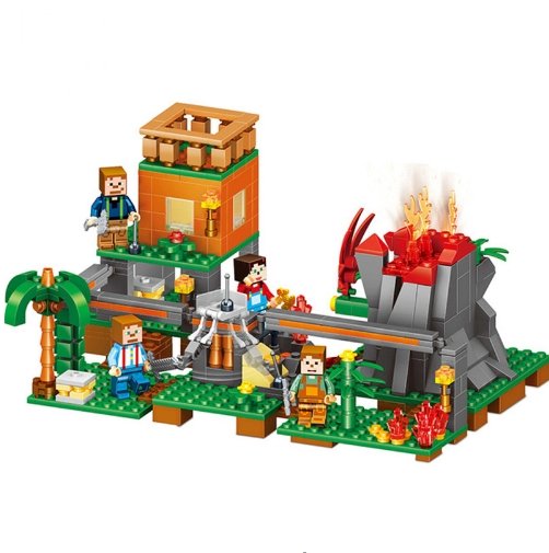 Base Building Blocks Educational Bricks Toy For Kid Compatible Minecraft toys lego - Lusy Store