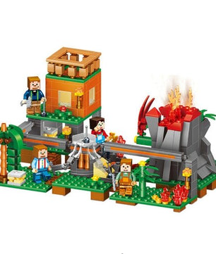 Base Building Blocks Educational Bricks Toy For Kid Compatible Minecraft toys lego - Lusy Store