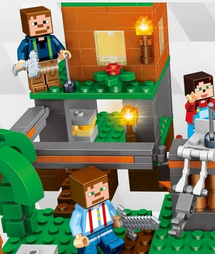 Base Building Blocks Educational Bricks Toy For Kid Compatible Minecraft toys lego - Lusy Store
