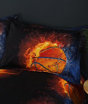 Basketball Pattern Bedding Sets Duvet Cover Bed Sheet Bed Linen Kids Bedding Sets Twin/Full/Queen/King Size - Lusy Store