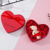Bear Flower Bouquet Gift Box Anniversary Wedding Gifts