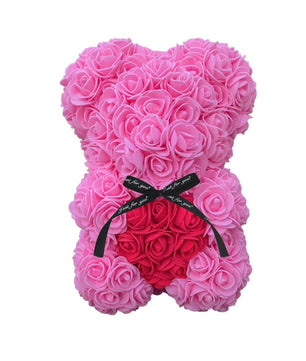 Bear Flower Bouquet Small Teddy Bears Hearth Artificial Bouquet Gifts - Lusy Store LLC