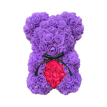Purple red bow