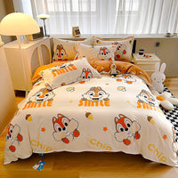 Bed Linen Cute Bedding Duvet Cover Bed Sheet Pillowcases D594-2 - Lusy Store