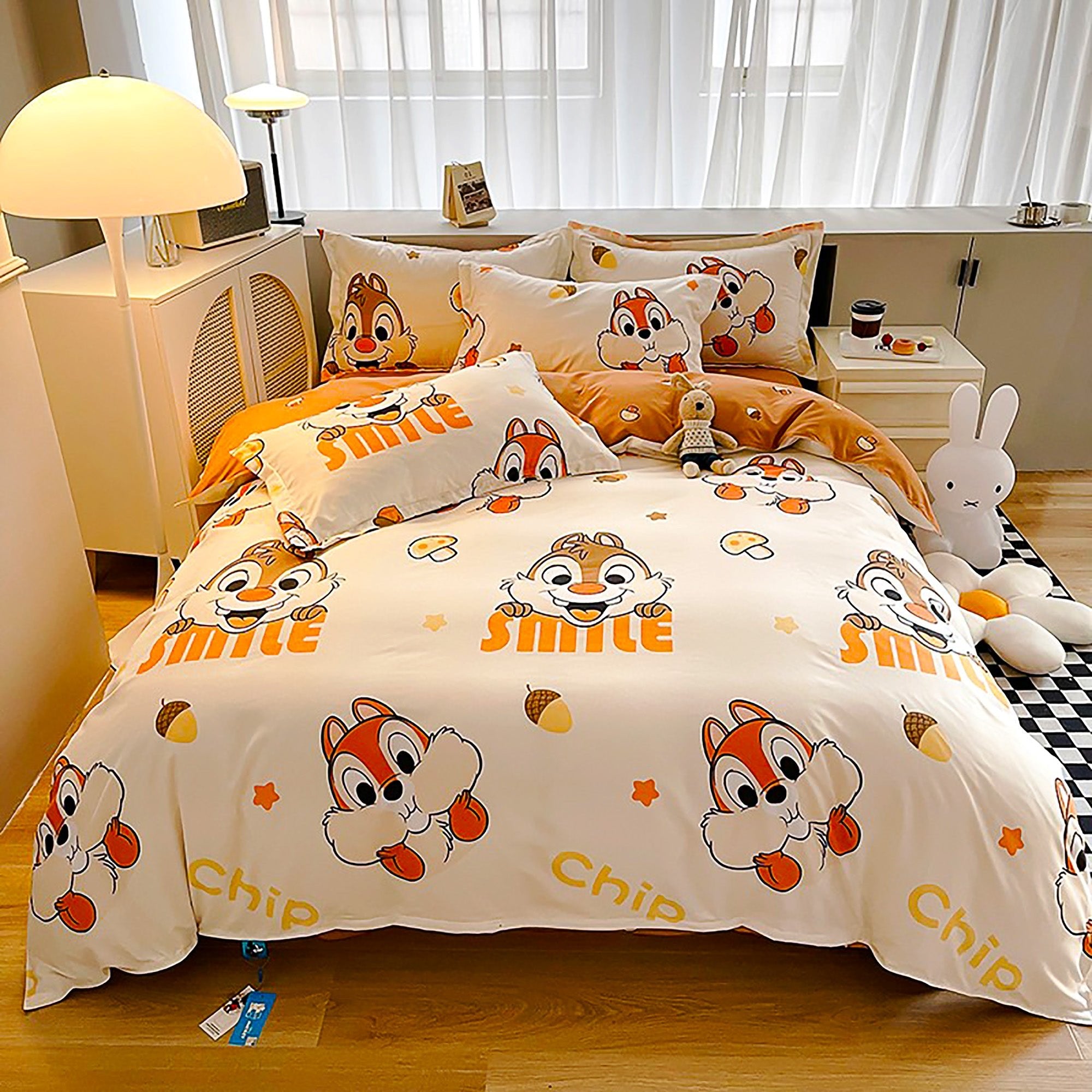 Mickey Mouse Bed Sheet Duvet Cover Bed Sheet Pillowcases D600