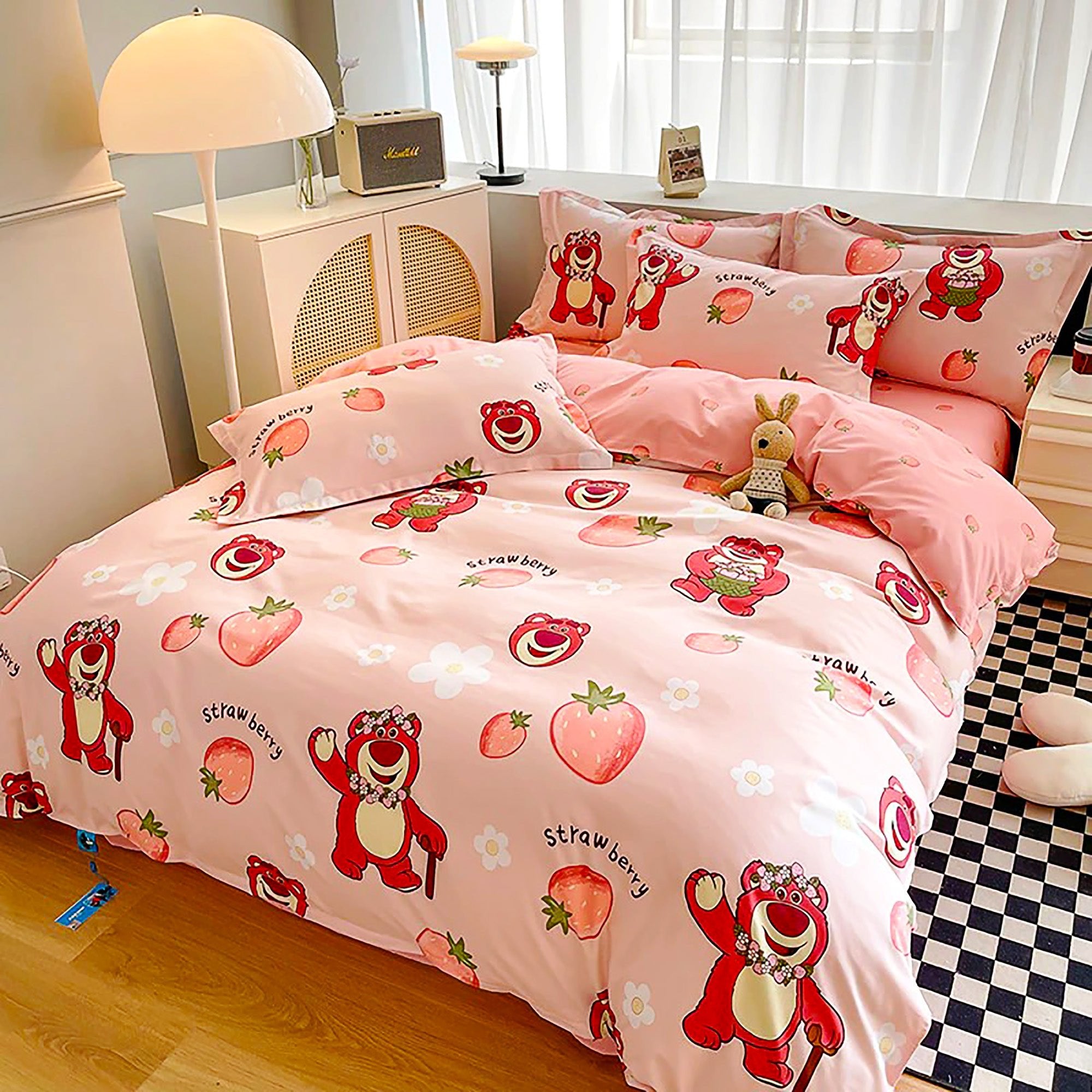 Mickey Mouse Bed Sheet Duvet Cover Bed Sheet Pillowcases D600