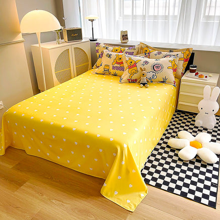 Bed Linen Cute Bedding Duvet Cover Bed Sheet Pillowcases D594-2 - Lusy Store