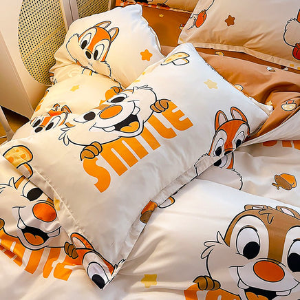 Bed Linen Cute Bedding Duvet Cover Bed Sheet Pillowcases D594-2 - Lusy Store