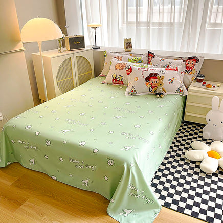 Bed Linen Cute Bedding Duvet Cover Bed Sheet Pillowcases D594-2 - Lusy Store