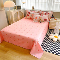 Bed Linen Cute Bedding Duvet Cover Bed Sheet Pillowcases D594-2 - Lusy Store