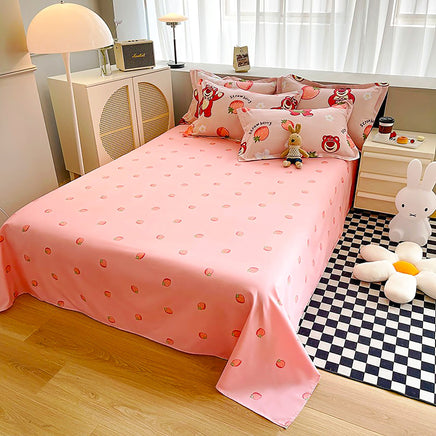 Bed Linen Cute Bedding Duvet Cover Bed Sheet Pillowcases D594-2 - Lusy Store