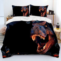 Bed Linen Jurassic World Bedding 3D Illusion Dinosaur Cartoon Duvet Cover Pillowcase D595 21