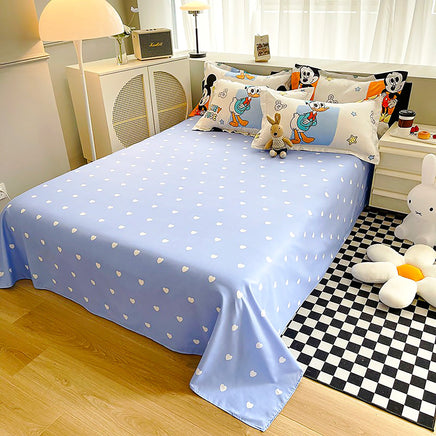 Mickey Mouse Bed Sheet Duvet Cover Bed Sheet Pillowcases D594