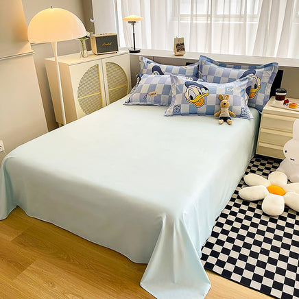 Mickey Mouse Bed Sheet Duvet Cover Bed Sheet Pillowcases D594