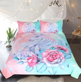 Bedding Outlet Unicorn Bedding Sets Duvet Cover Kids Bedding Sets Twin/Full/Queen/King Size