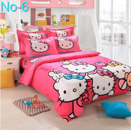 Bedding Set Cartoon Hello Kitty - Lusy Store