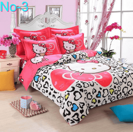 Bedding Set Cartoon Hello Kitty - Lusy Store
