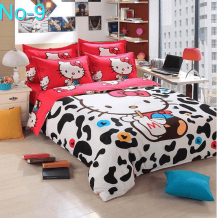 Bedding Set Cartoon Hello Kitty - Lusy Store