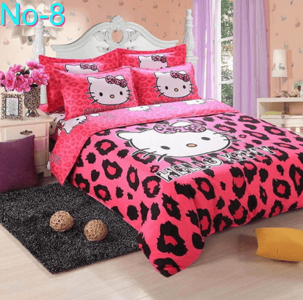 Bedding Set Cartoon Hello Kitty - Lusy Store