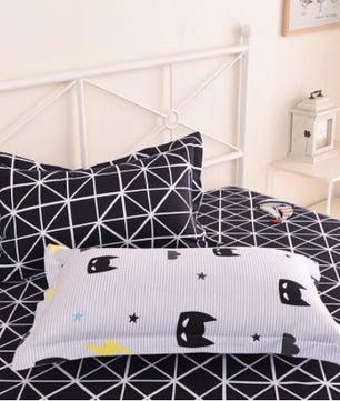 Bedding Sets Soft Kids Duvet Cover Set Quilt cover Bed Set Single King Queen Double Bedclothes Batman Mask - Lusy Store