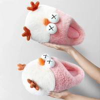 Bird Slippers Cute Funny Cartoon Cotton Slippers Warm Anti Slip Slippers