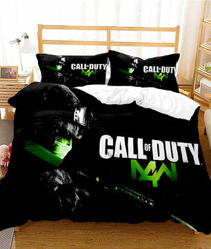 Black Bedding Set Call Of Duty Bedding Set Boy Bedroom Bed Linen D546 - Lusy Store