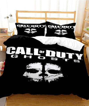 Black Bedding Set Call Of Duty Bedding Set Boy Bedroom Bed Linen D546 - Lusy Store