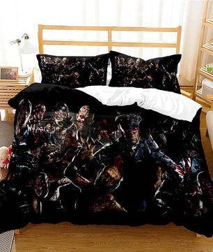 Black Bedding Set Call Of Duty Bedding Set Boy Bedroom Bed Linen D546 - Lusy Store