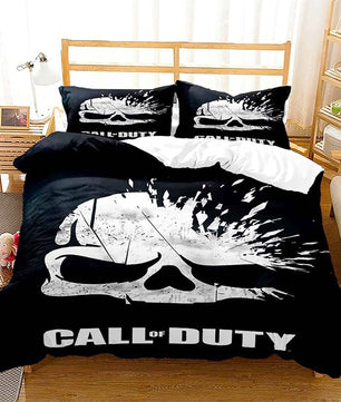 Black Bedding Set Call Of Duty Bedding Set Boy Bedroom Bed Linen D546 - Lusy Store