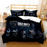 Black Bedding Set Call Of Duty Bedding Set Boy Bedroom Bed Linen D546 - Lusy Store