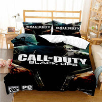 Black Bedding Set Call Of Duty Bedding Set Boy Bedroom Bed Linen D546 - Lusy Store