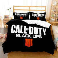 Black Bedding Set Call Of Duty Bedding Set Boy Bedroom Bed Linen D546 - Lusy Store