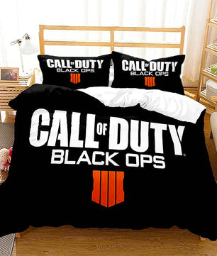 Black Bedding Set Call Of Duty Bedding Set Boy Bedroom Bed Linen D546 - Lusy Store
