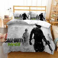 Black Bedding Set Call Of Duty Bedding Set Boy Bedroom Bed Linen D546 - Lusy Store