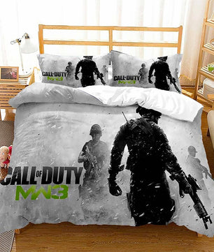 Black Bedding Set Call Of Duty Bedding Set Boy Bedroom Bed Linen D546 - Lusy Store