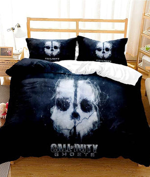 Black Bedding Set Call Of Duty Bedding Set Boy Bedroom Bed Linen D546 - Lusy Store