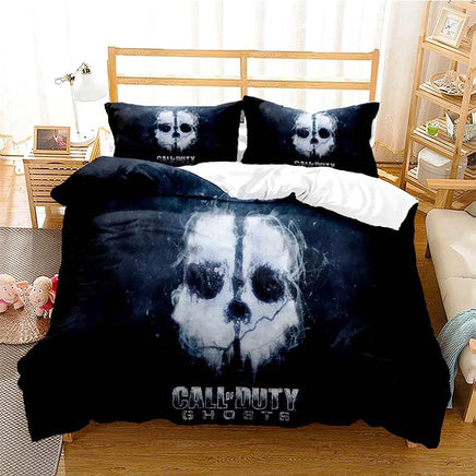 Black Bedding Set Call Of Duty Bedding Set Boy Bedroom Bed Linen D546 - Lusy Store